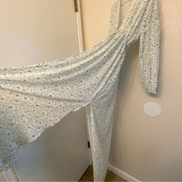 Pink Lily Cardigan Kimono Know Your Reason sheer Floral Duster festival cover S - Picture 5 of 10